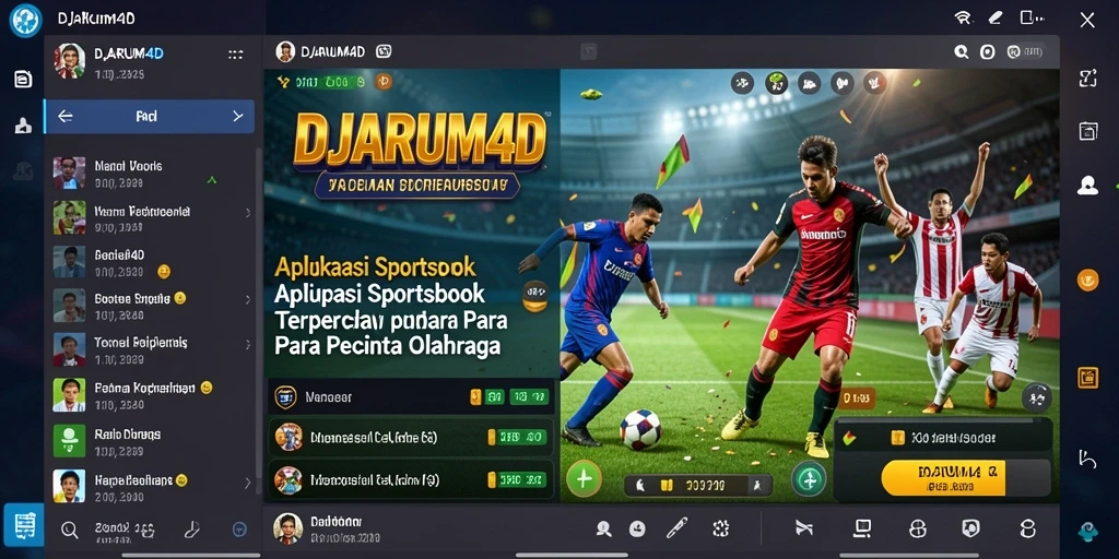Tampilan gameplay DJARUM4D dengan berbagai pilihan taruhan olahraga.