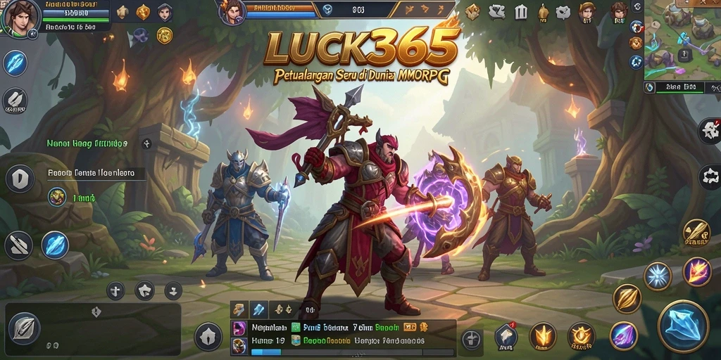 Screenshot gameplay LUCK365 menampilkan aksi pertarungan yang seru.