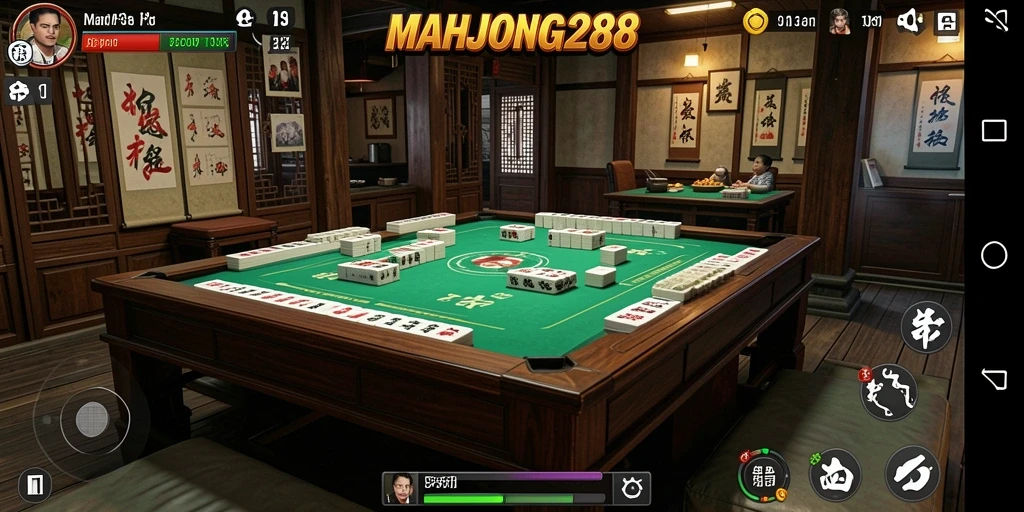 Tampilan gameplay mendebarkan dari MAHJONG288