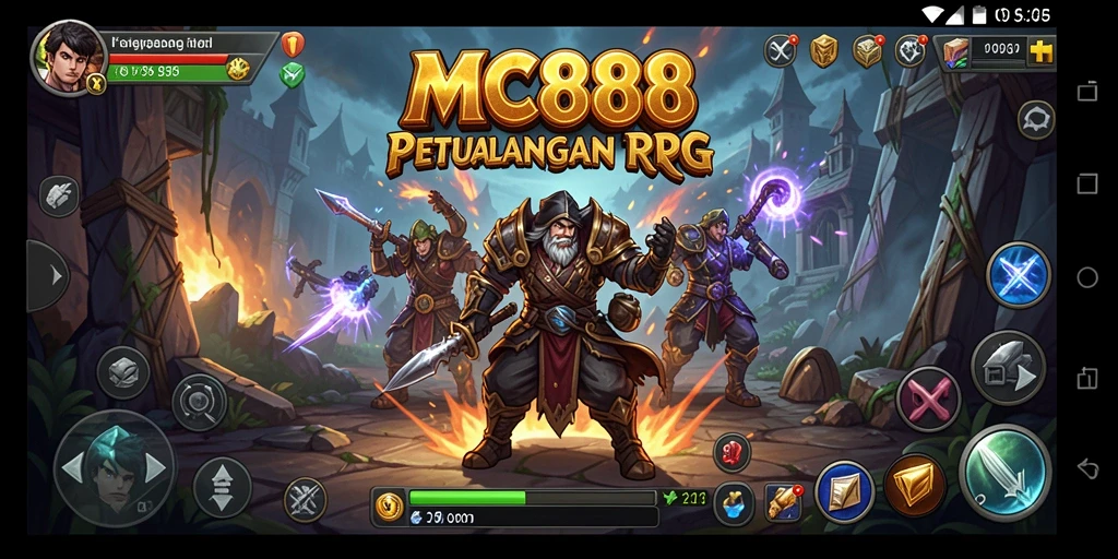 Gameplay RPG yang seru dan penuh tantangan di MC888.