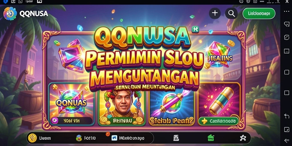 Tampilan menarik dari gameplay QQNUSA yang penuh dengan petualangan slot.