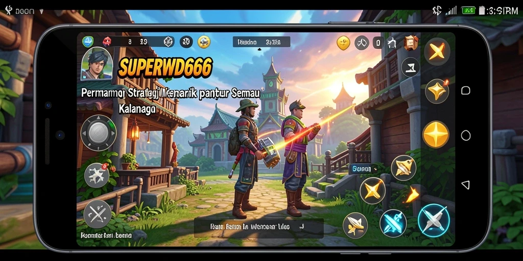 Tangkapan layar menunjukkan gameplay seru di SUPERWD666 dengan strategi mendalam.