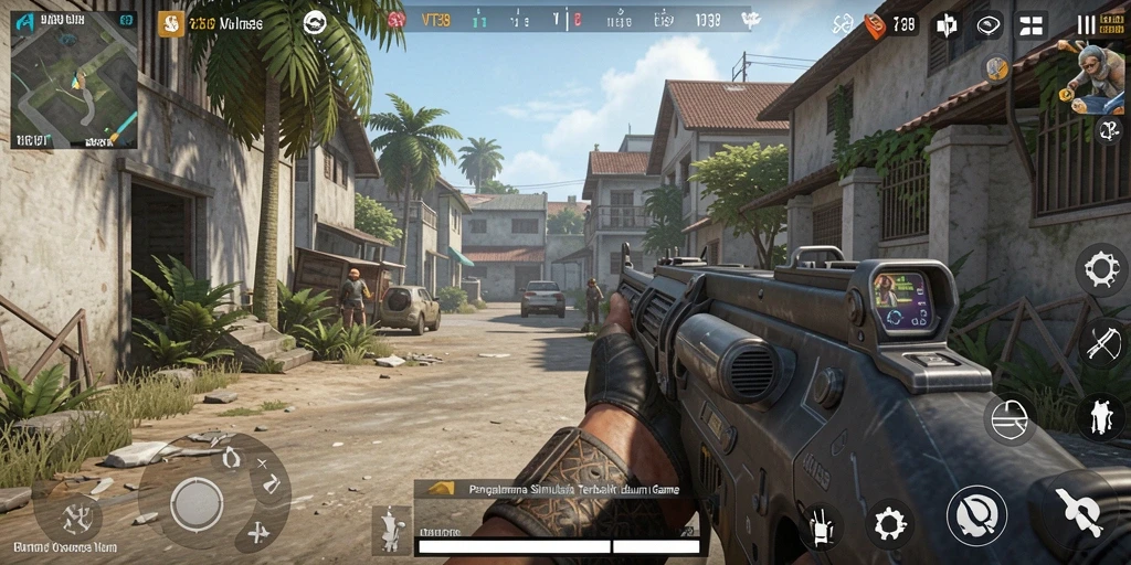 Screenshot utama VT38 menampilkan pengalaman gameplay simulasi yang seru.